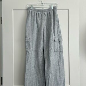 Brandy Melville Gray Wide Leg Pants